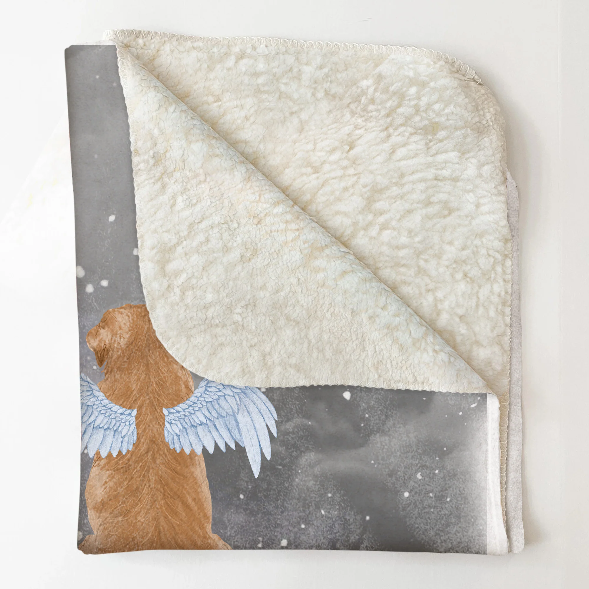 You Never Walk Alone Pet Loss Memorial - Personalized Blanket - Image 4
