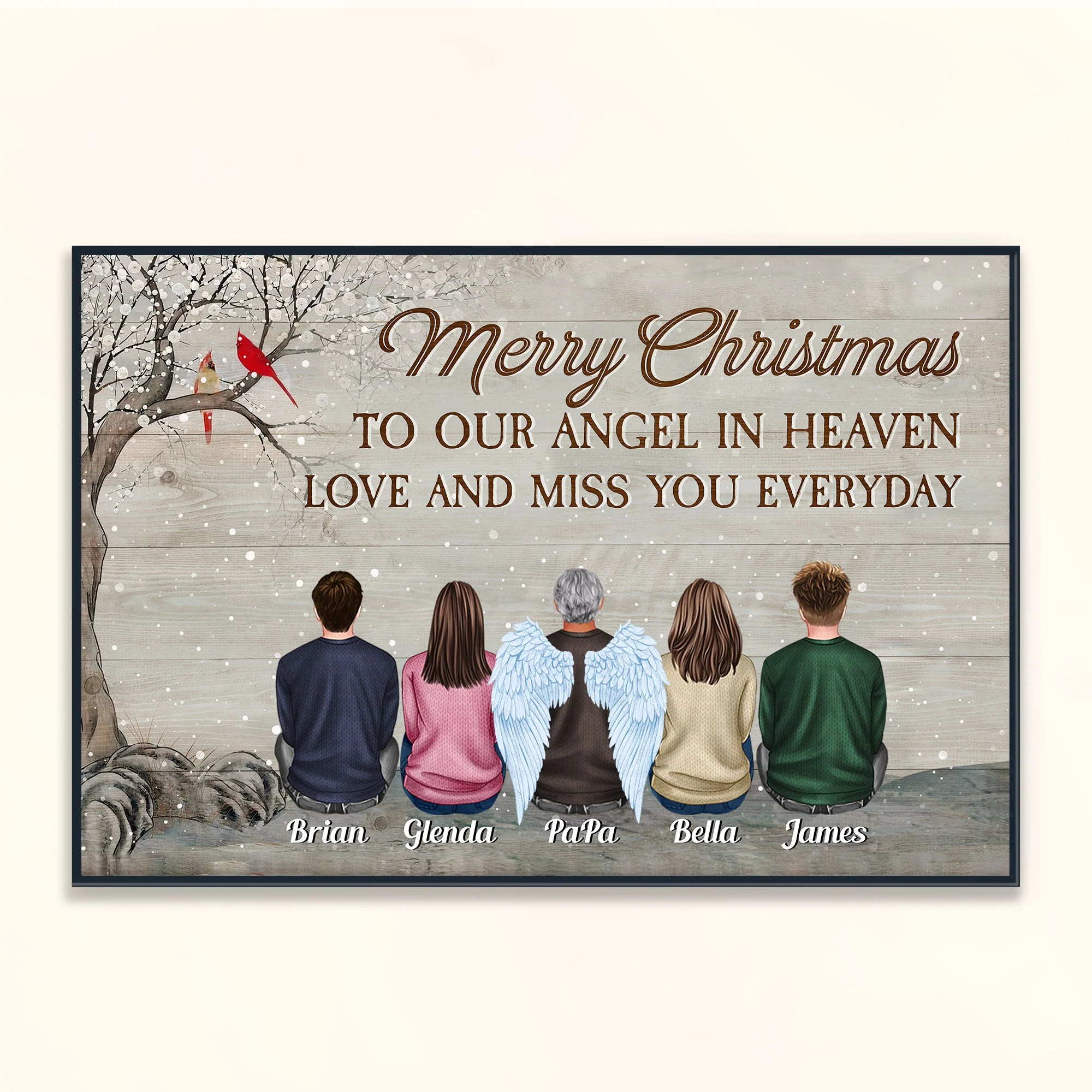 You Were One Of A Kind - Personalized Poster - Christmas Gift Memorial Poster For Family, Remembrance - Family Sitting - Image 5