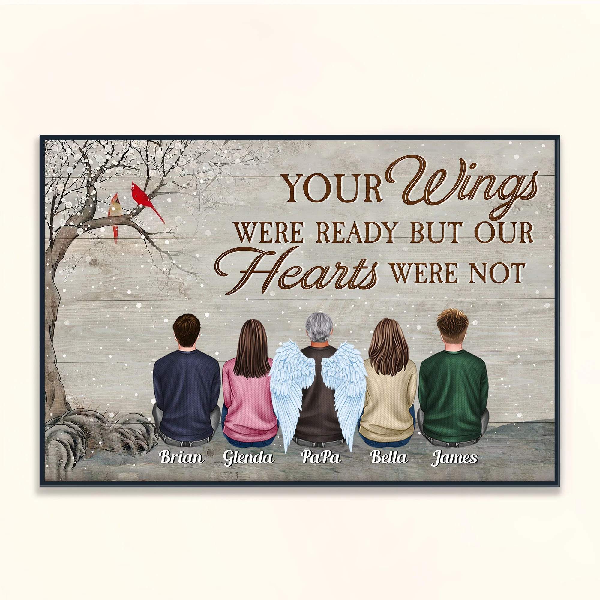 You Were One Of A Kind - Personalized Poster - Christmas Gift Memorial Poster For Family, Remembrance - Family Sitting - Image 9