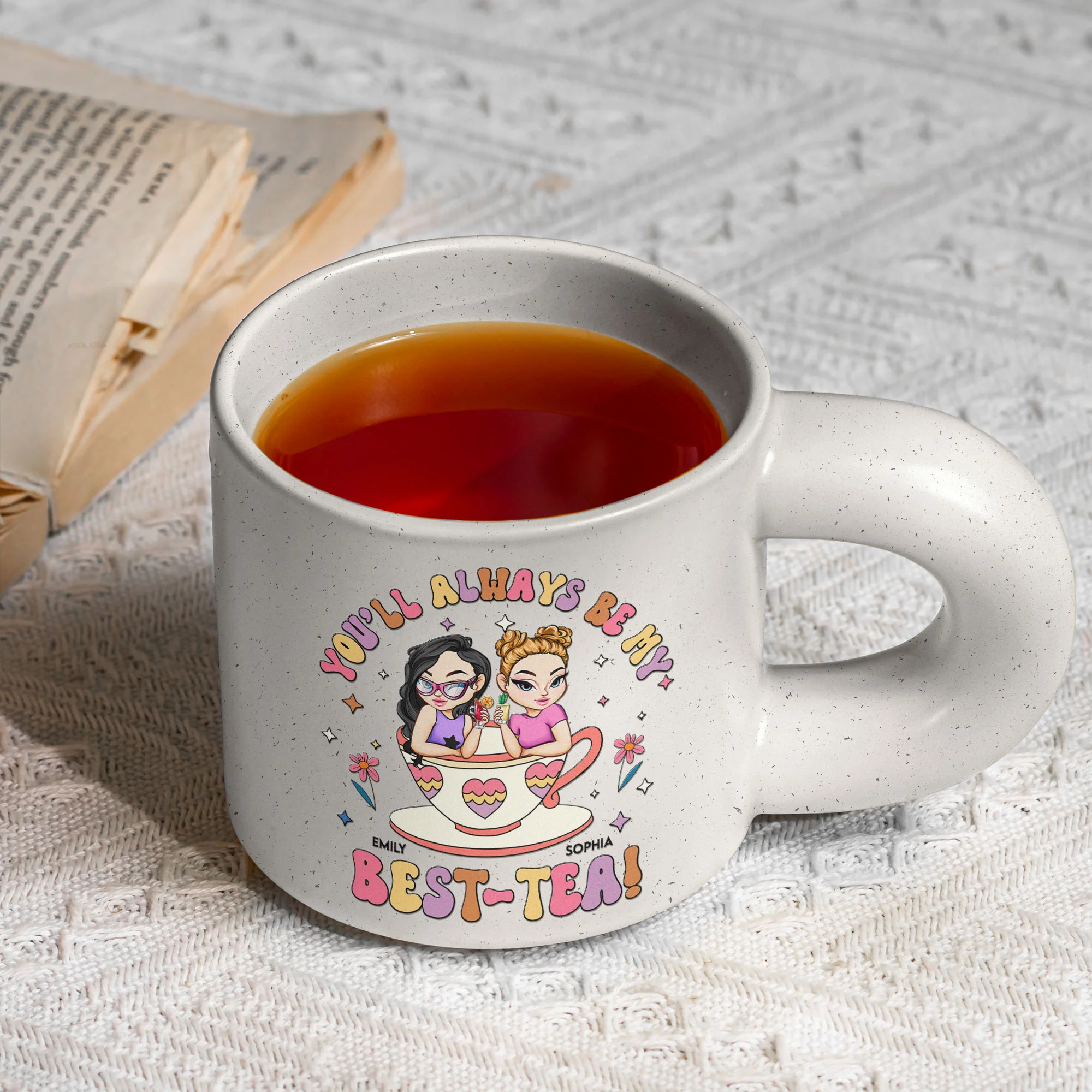 You'll Always Be My Best-Tea New Version - Personalized Chunky Mug - Image 4