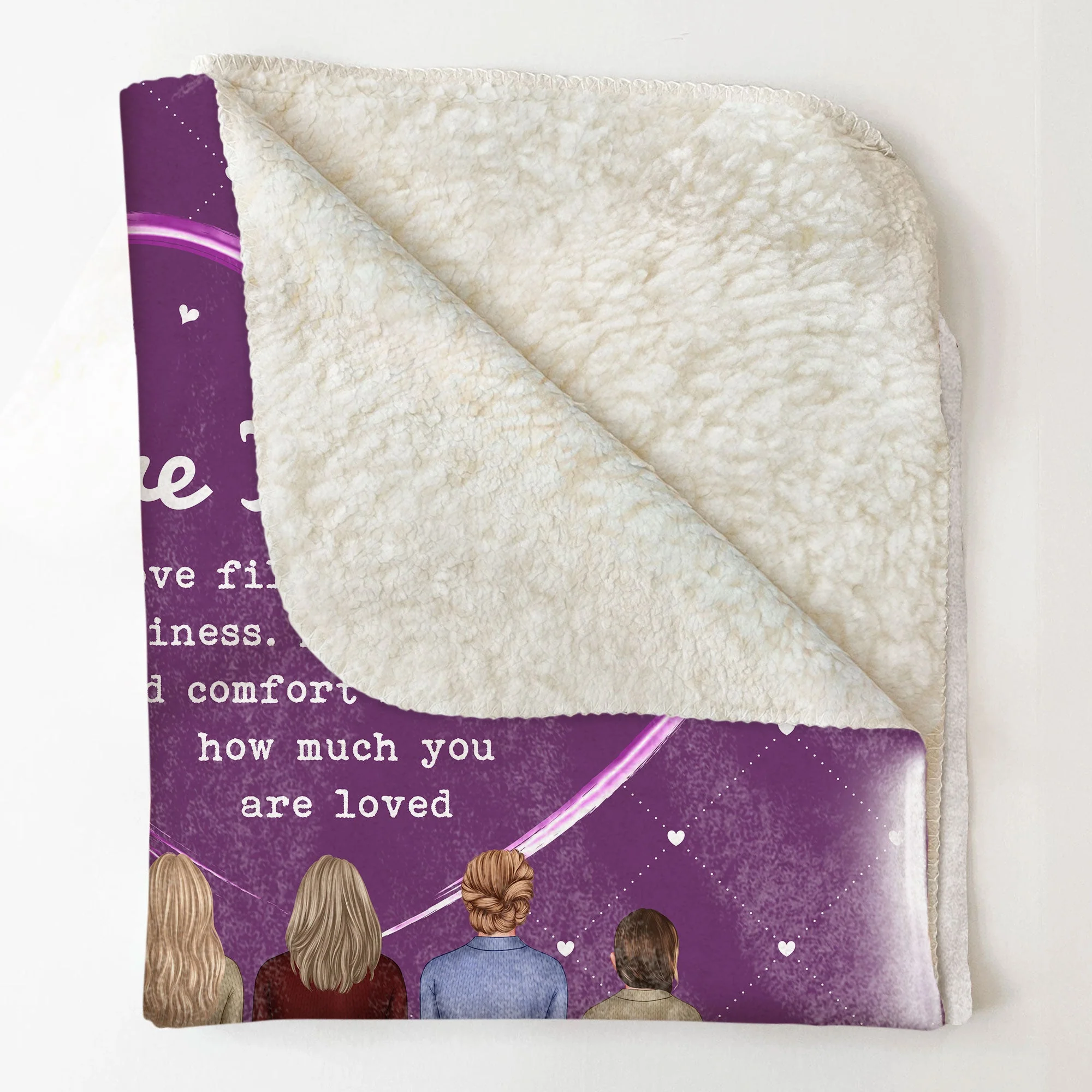 Your Love Fills Our Hearts With Happiness - Personalized Blanket - Mother's Day, Loving Gift For Mom, Mother, Mommy - Image 6