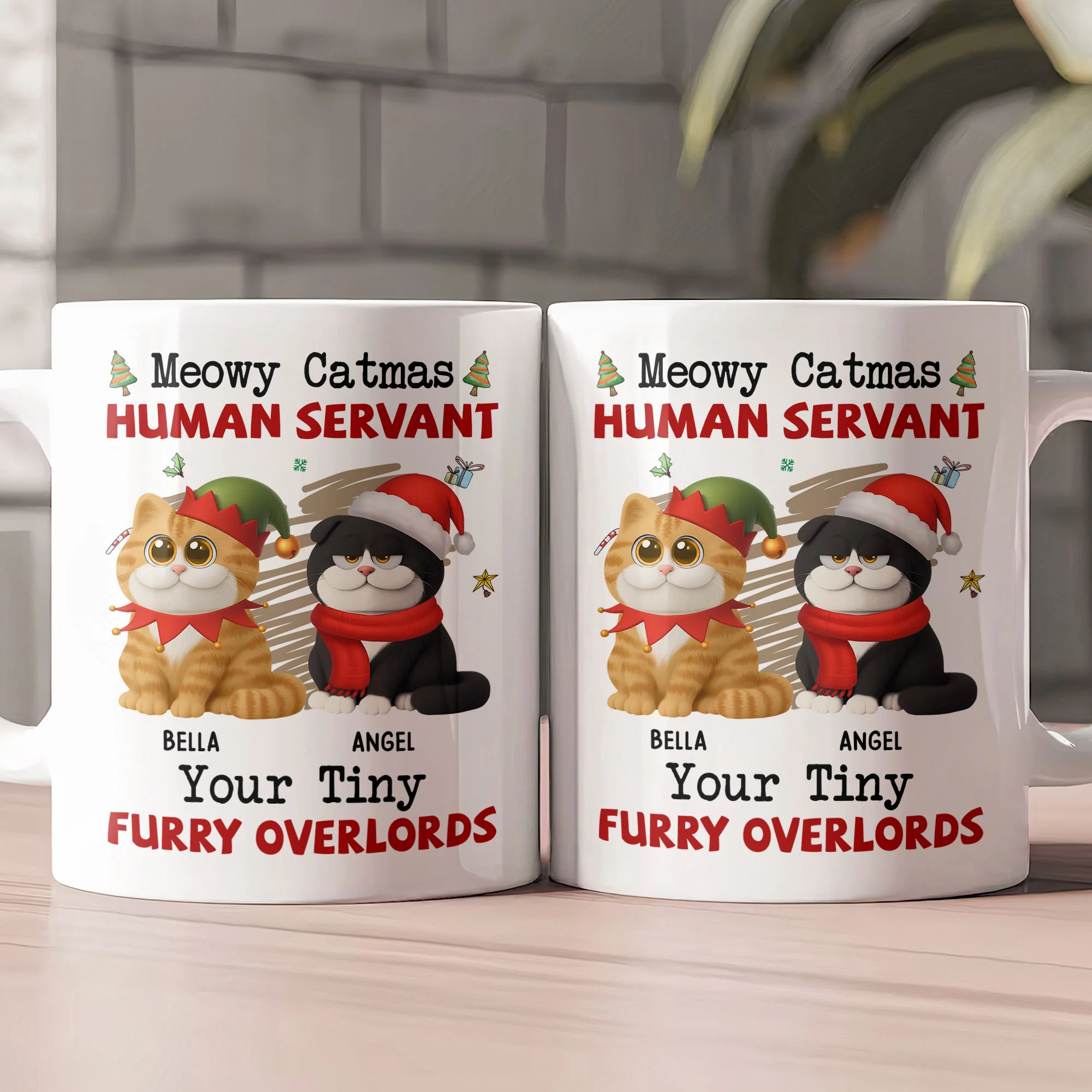 Your Tiny Furry Overlords - Personalized Mug - Image 2