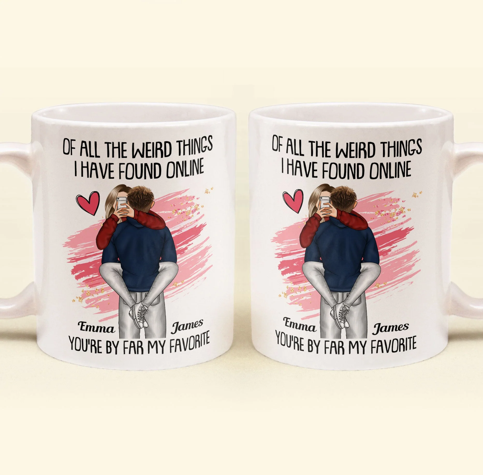 You're By Far My Favorite - Personalized Mug - Image 2