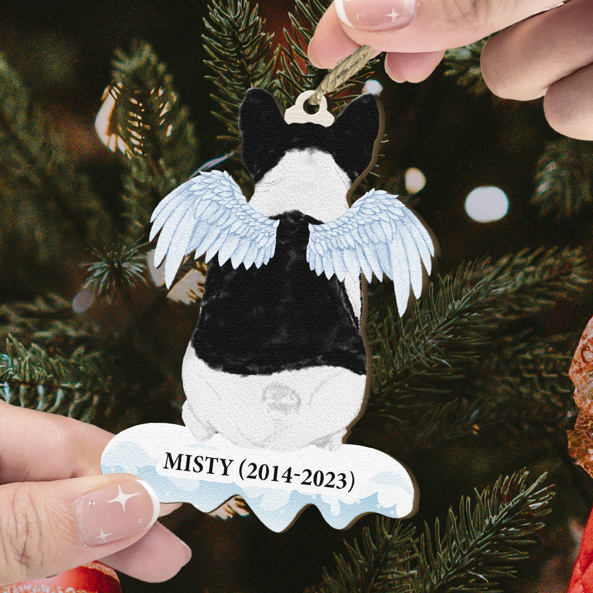 You're In My Heart - Personalized Wooden Ornament - Image 2