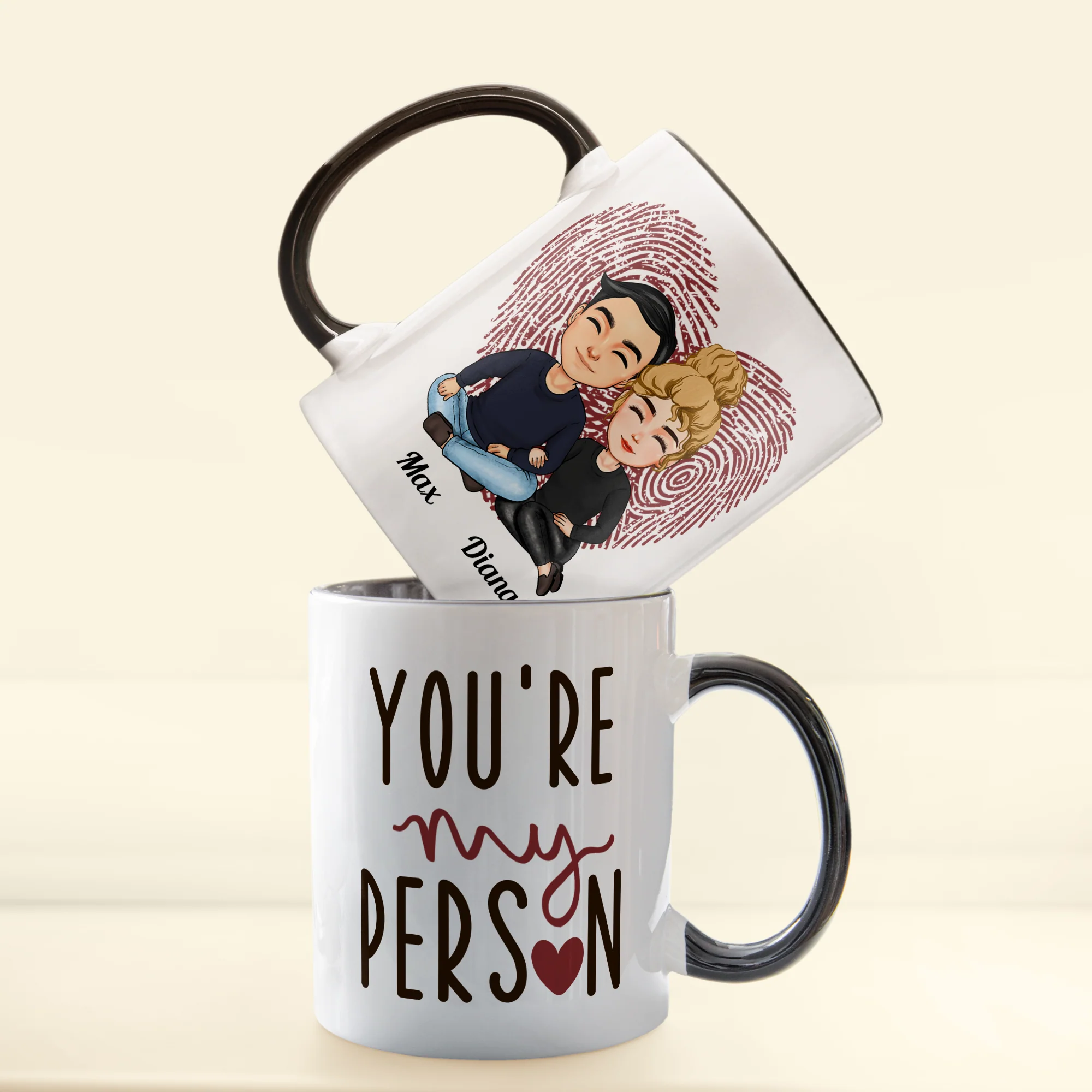 You're My Person - Personalized Accent Mug - Image 2