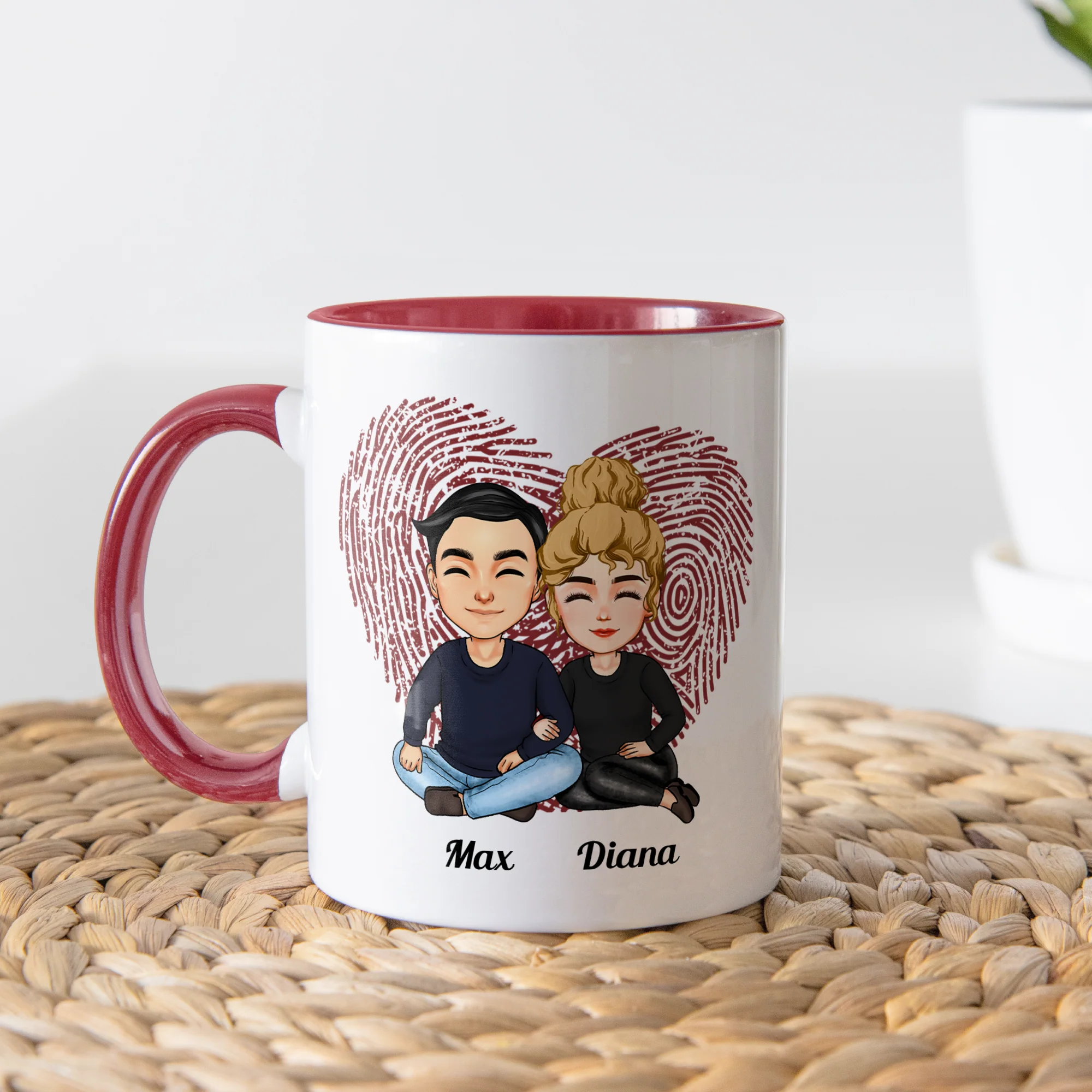 You're My Person - Personalized Accent Mug - Image 3