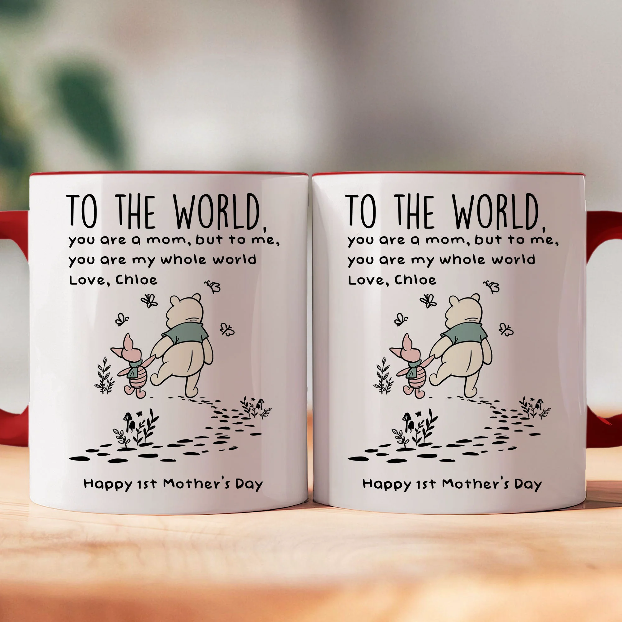 You’re My World Mother’s Day First Mother's Day Gift For Mom - Personalized Mug - Image 4