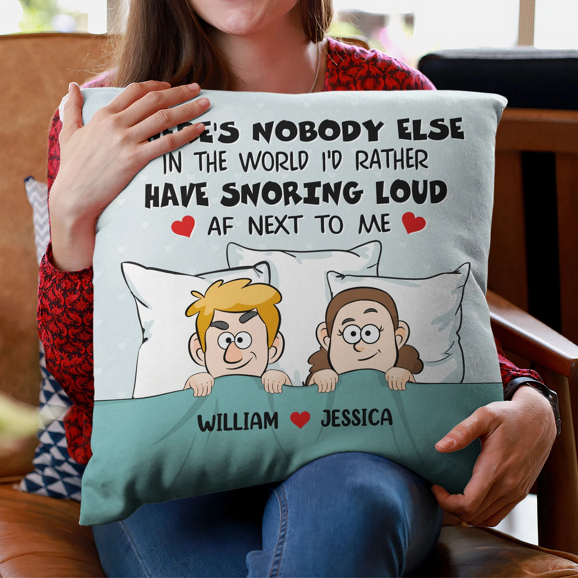 You're Snoring Loud AF - Personalized Pillow (Insert Included) - Image 3