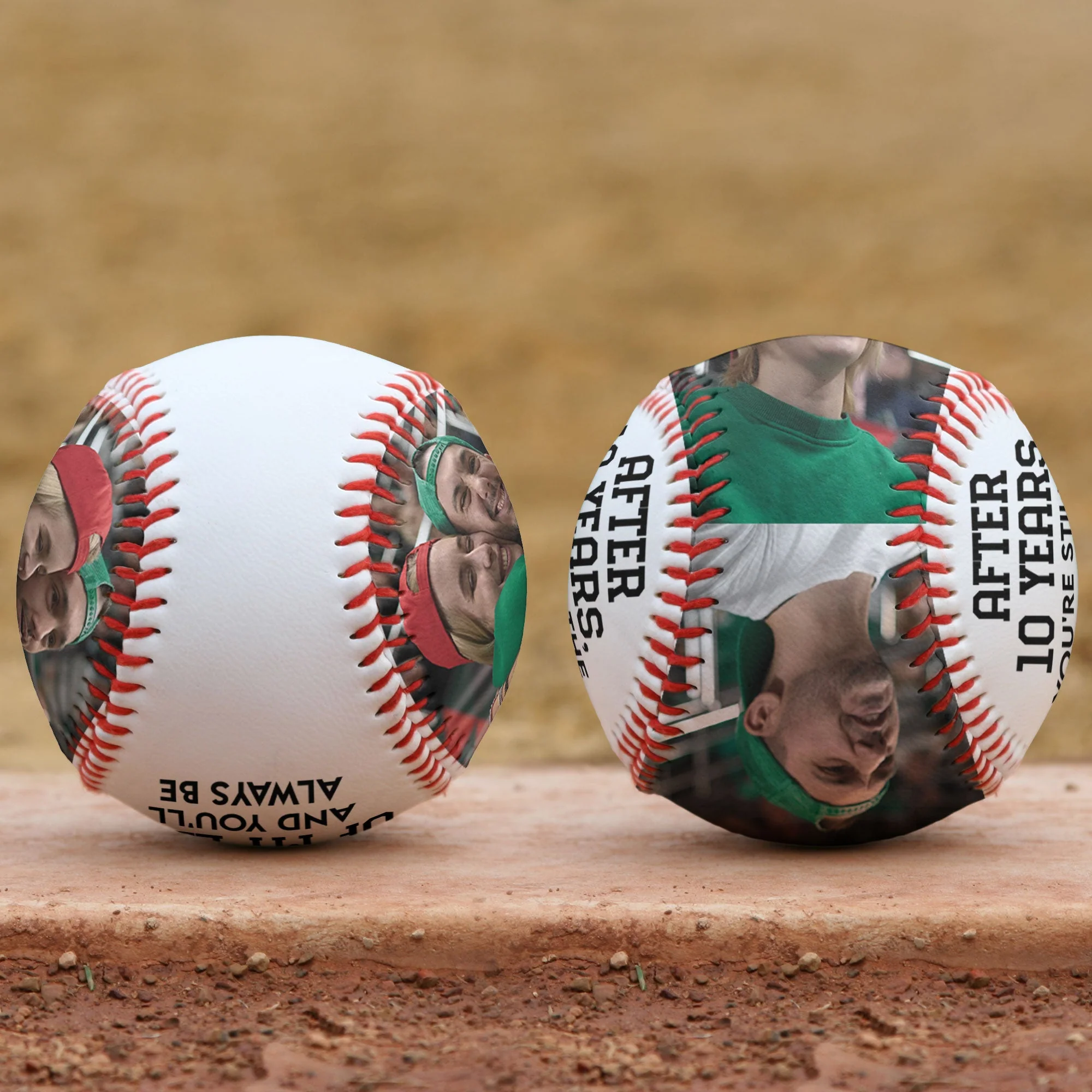 You're Still The Best Catch Of My Life - Personalized Photo Baseball - Image 4