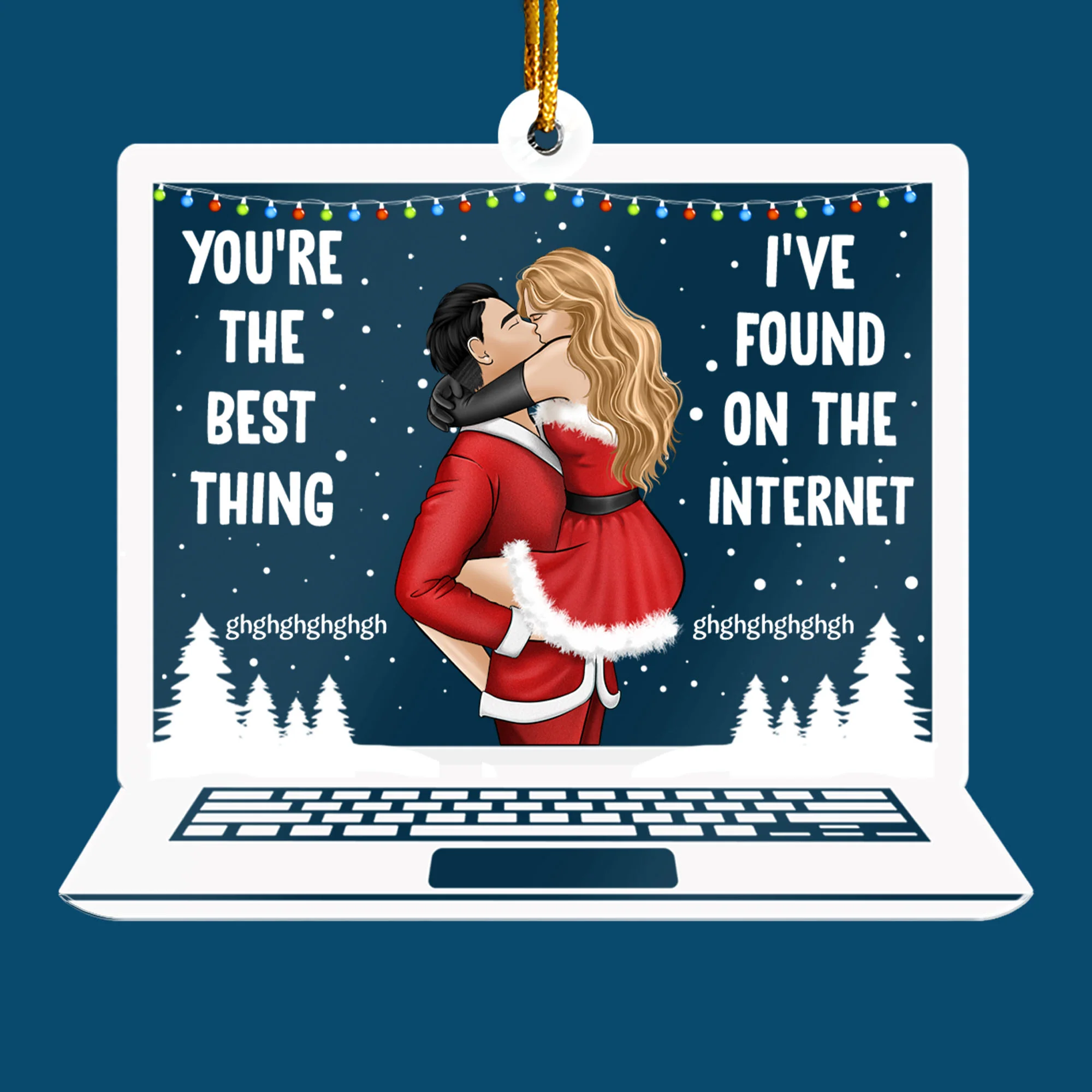 You're The Best - Personalized Acrylic Ornament - Image 4