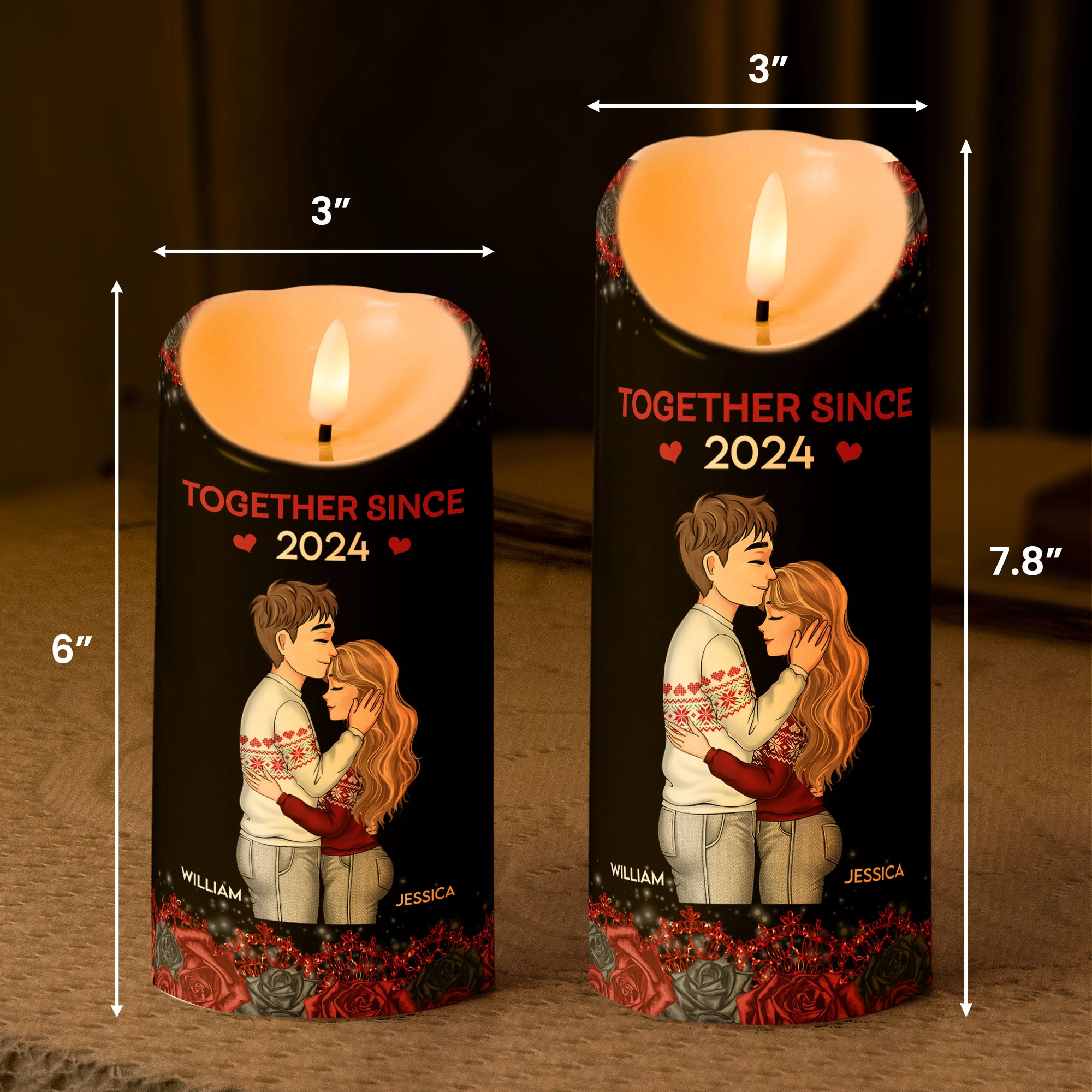 You're The Best Thing That Happened To Me - Personalized LED Candle - Image 6