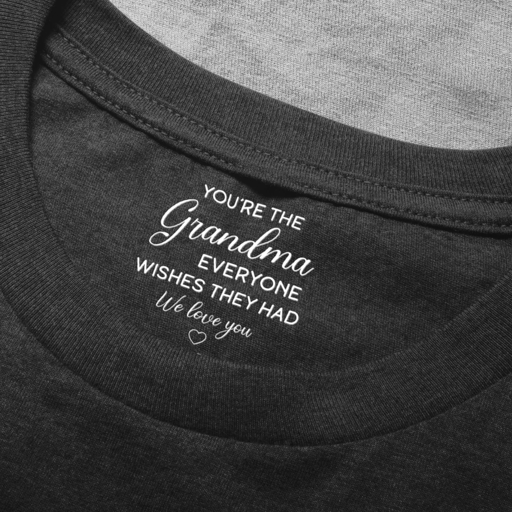 You're The Grandma Everyone Wishes They Had - Personalized Shirt - Image 5