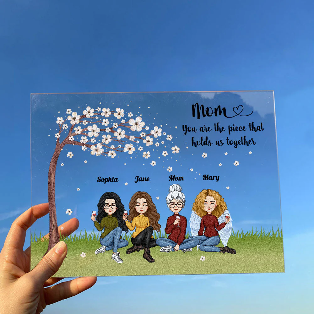 You're The Piece That Holds Us Together Ver 2 - Personalized Acrylic Plaque - Image 3