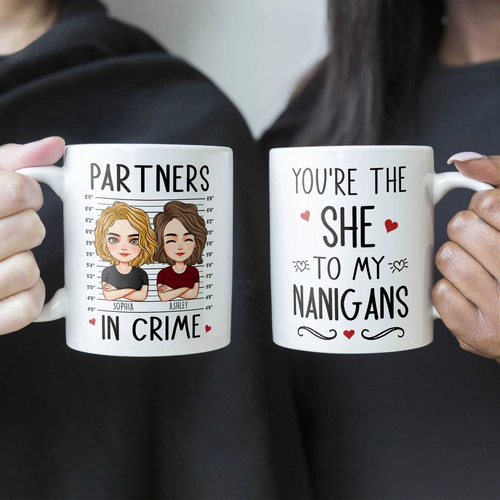 You're The "She" To My "Nanigans" - Personalized Mug - Image 5