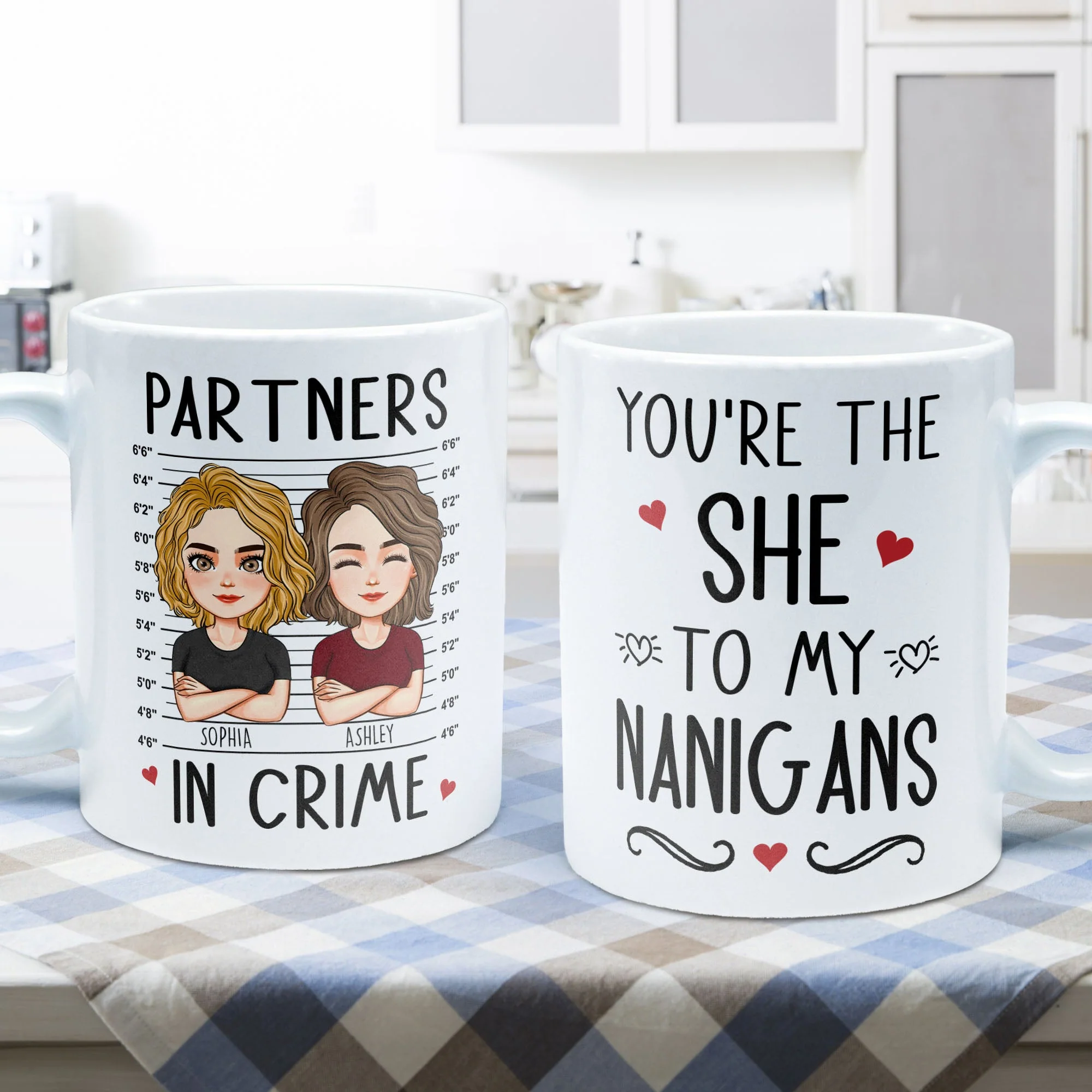 You're The "She" To My "Nanigans" - Personalized Mug - Image 6