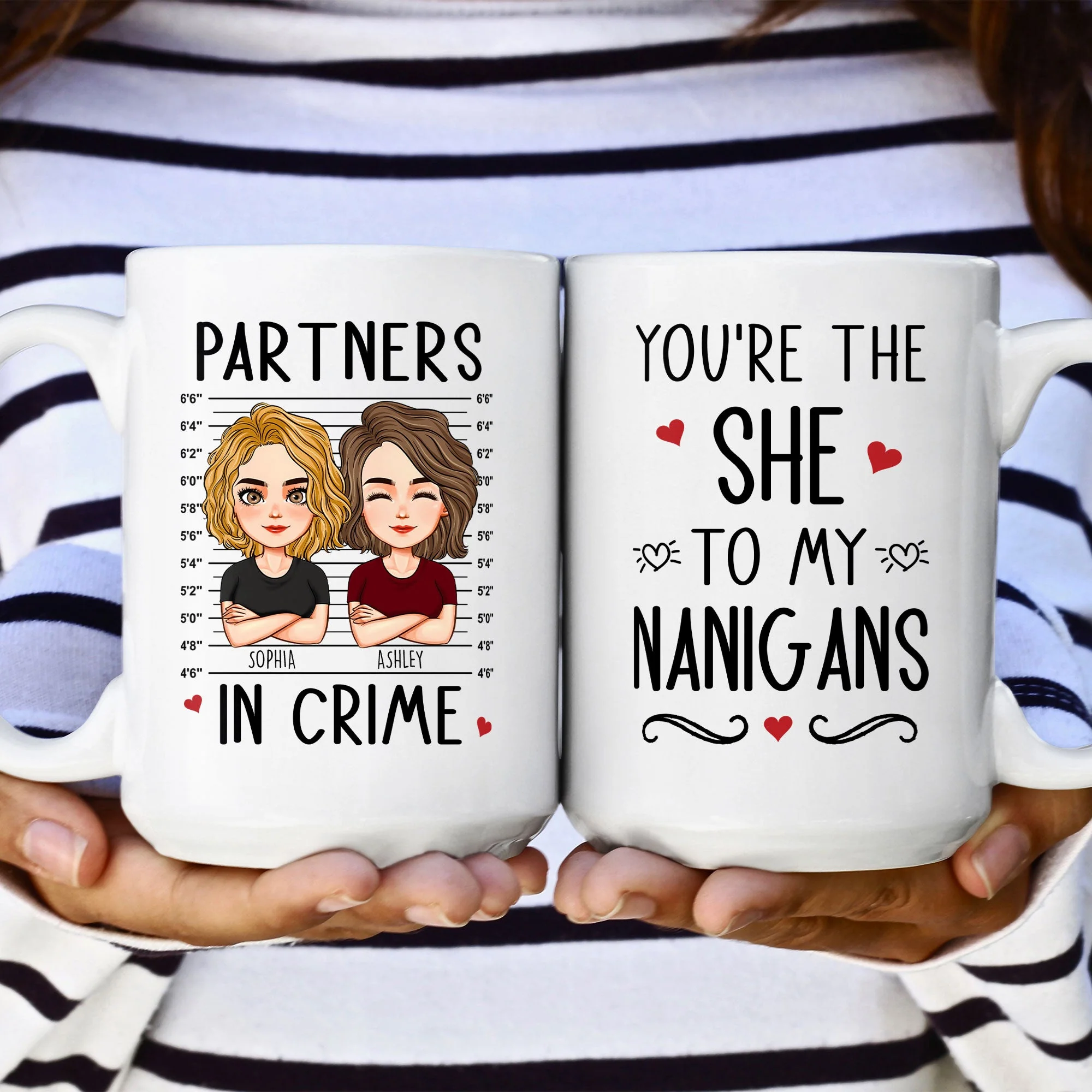 You're The "She" To My "Nanigans" - Personalized Mug - Image 7