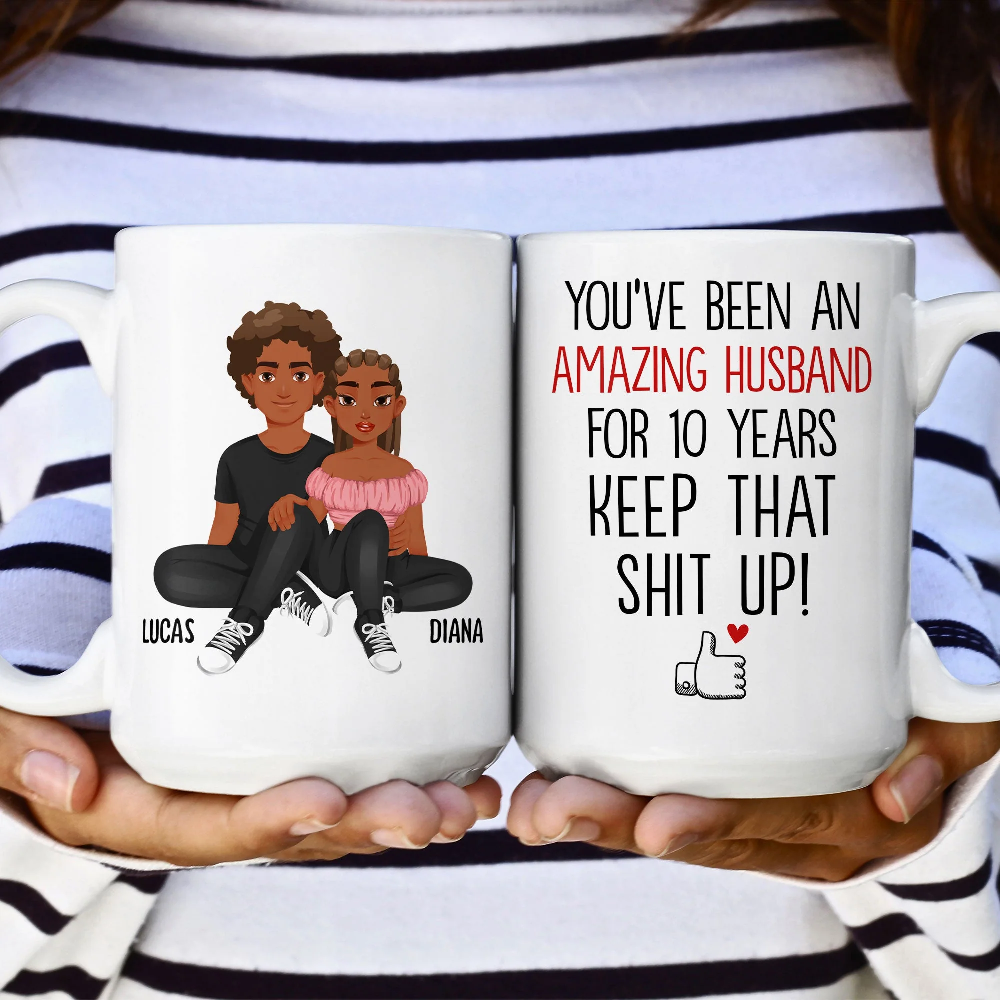 You've Been An Amazing Husband - Personalized Mug - Image 7