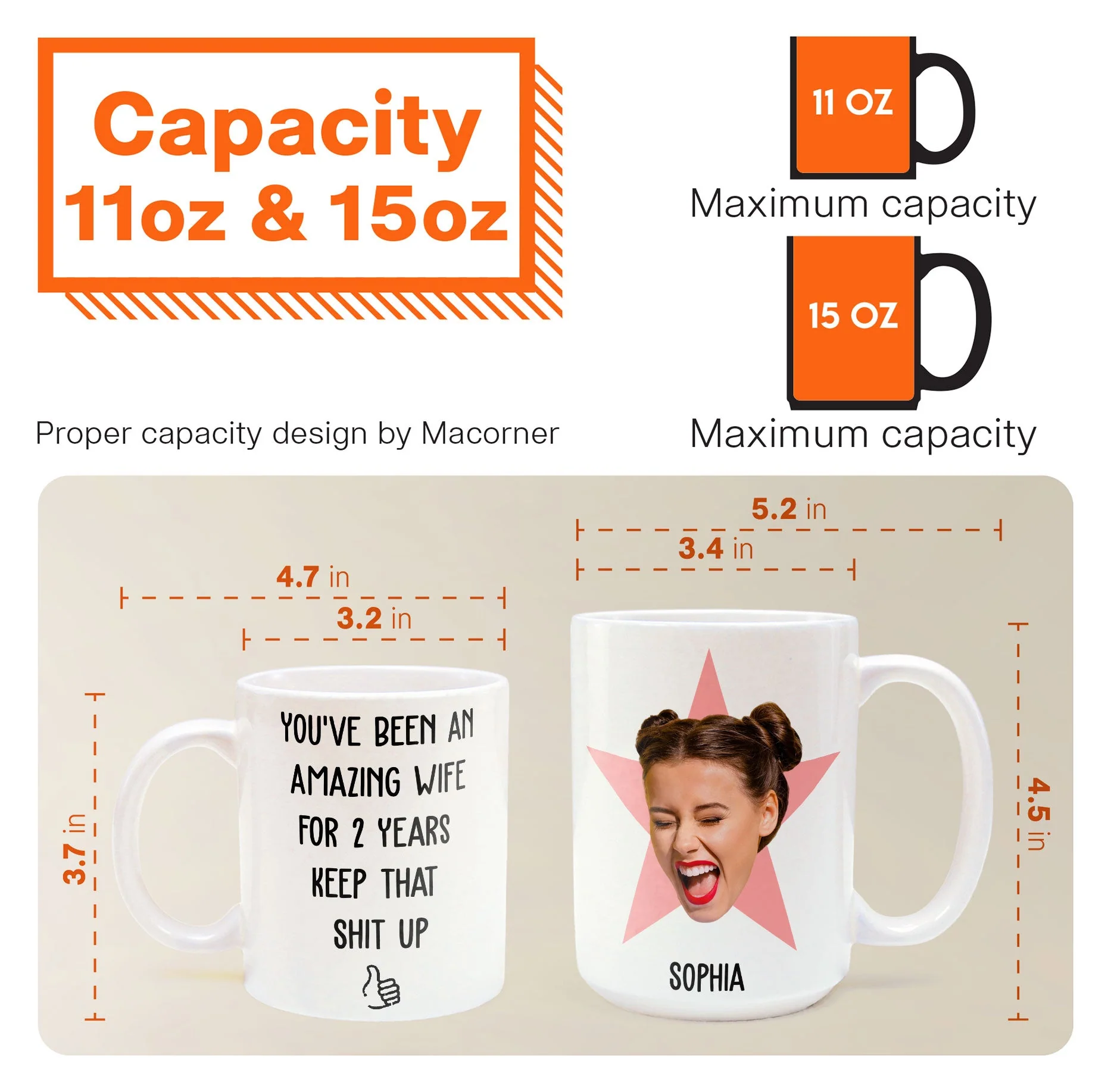 You've Been An Amazing Wife Funny Anniversary Gift - Personalized Photo Mug - Image 8
